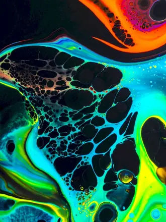 Красивые разводы краской