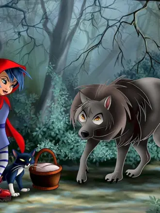 Красная шапочка и серый волк