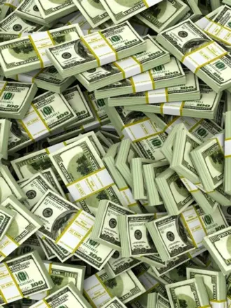 Много долларов