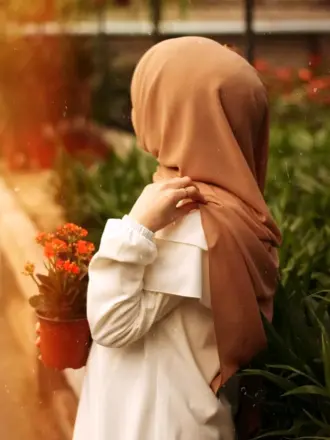 Мусульманка в платке