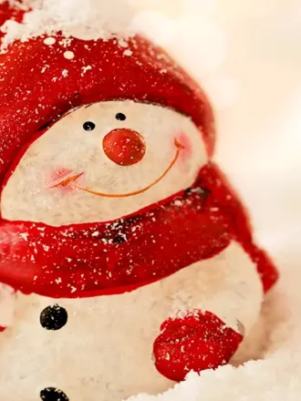 Новогодний Снеговик