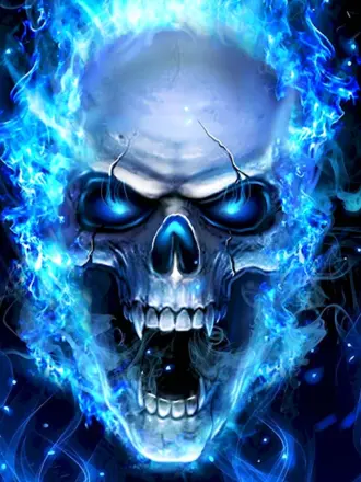Огненный череп