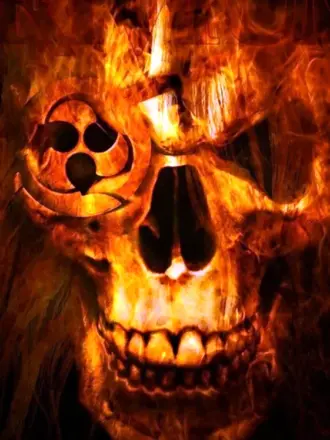 Огненный череп