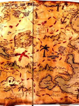 Остров сокровищ карта капитана Флинта