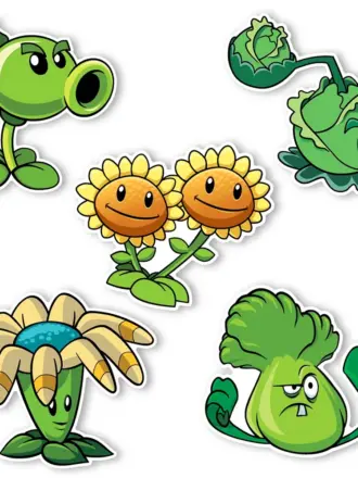 Plants vs Zombies 2 растения