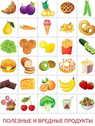 Полезные и вредные продукты