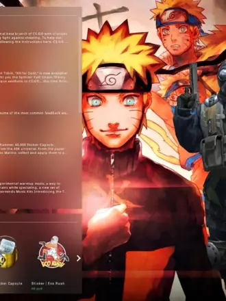 Профиль стим в стиле Наруто