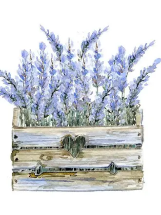 Прованс декупаж Lavande