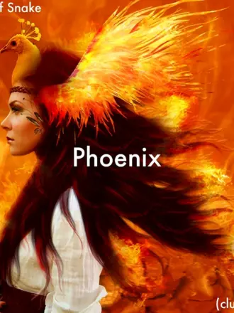 Птица Феникс женщина Восставшая из пепла