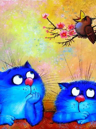 Рина Зинюк художница коты