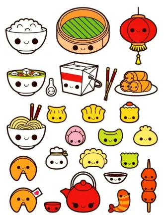 Рисунки для срисовки еда