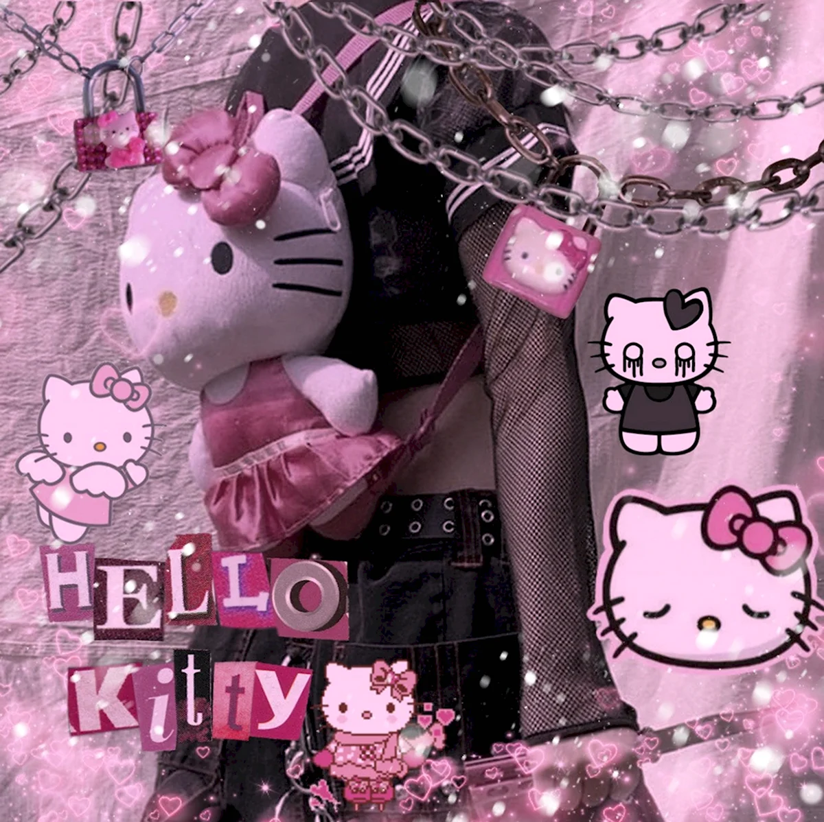 (032411) Hello Kitty набор Создай свою открытку