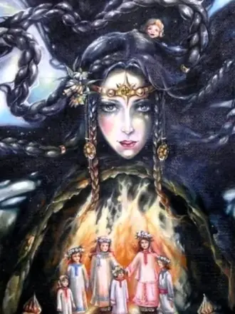 Славянская богиня Ягиня