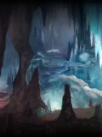 Сталактиты 2д