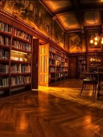 Старинная библиотека