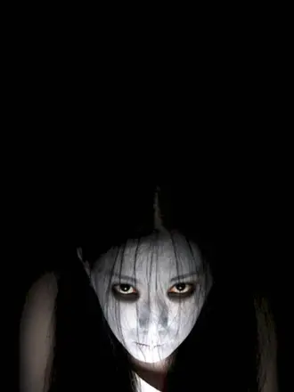 Страшное лицо из Темноты