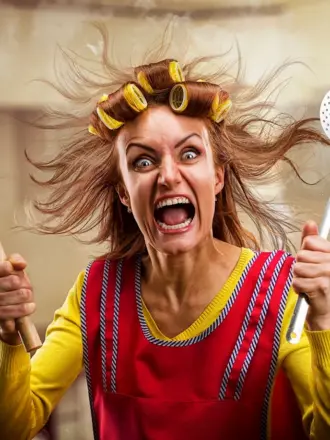 Сумасшедшая женщина