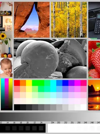 Тест принтера Эпсон 4 цвета