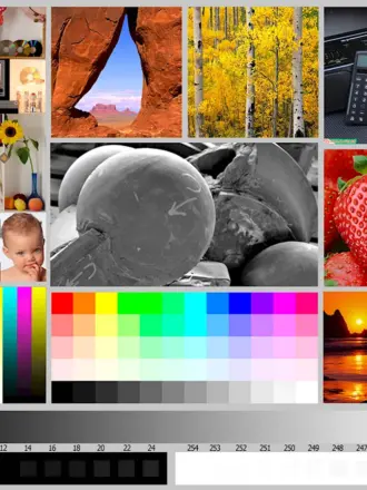 Тест принтера Эпсон 4 цвета