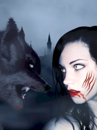 Вампир и оборотень любовь