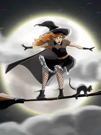 Ведьмы на метле шабаш