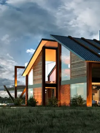 Визуализация коттеджа