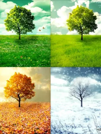 Времена года зима Весна лето осень