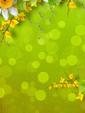 Желто зеленый фон